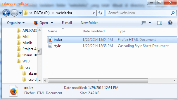 belajar membuat website sendiri di localhost