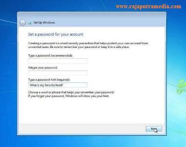 cara install windows 7 ultimate