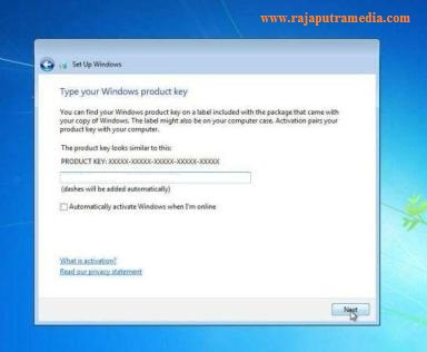 cara install windows 7 ultimate