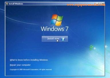 cara install windows 7 ultimate