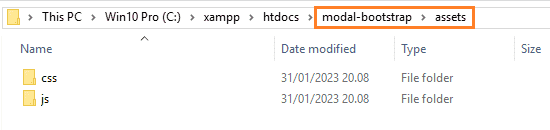 membuat detail data dengan modal bootstrap