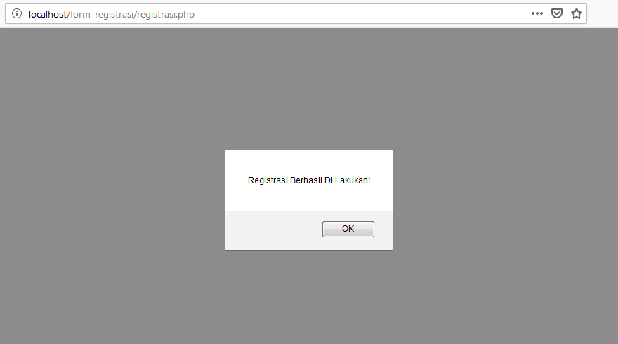 membuat form pendaftaran registrasi dengan php mysql