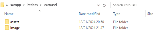 membuat slider bootstrap carousel dengan php mysql