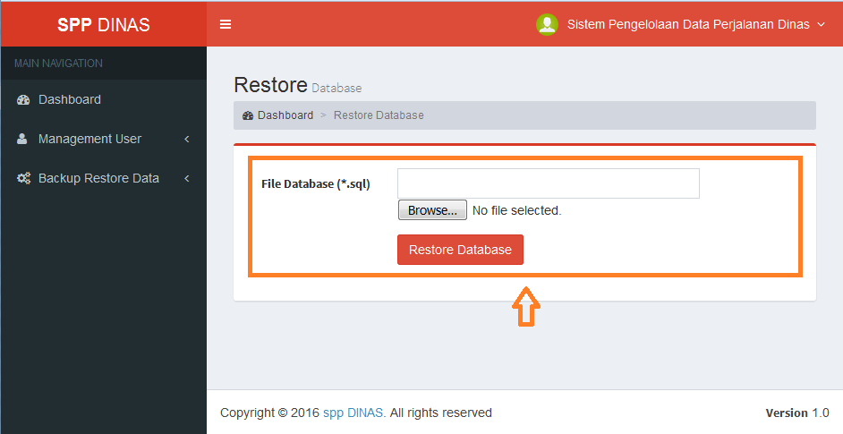 script php backup restore database
