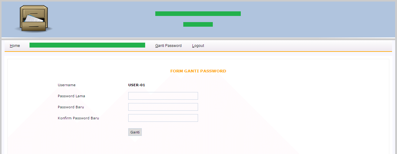 script php ganti password