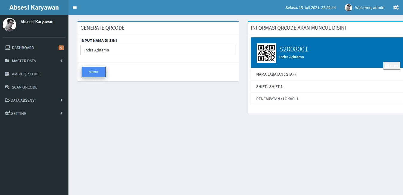source code aplikasi absensi qr code